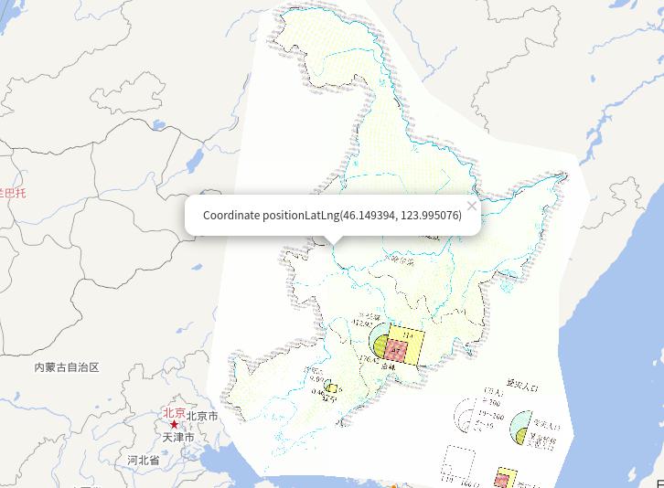Flood-hit population online map from July 24th to 30th, 2010 during the late July's flood disaster period in Northeast China