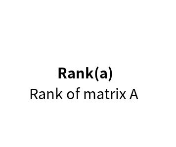 Rank online calculator for N*N-order matrices