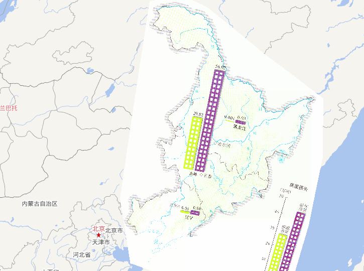 Housing losses online map from July 24th to 30th,2010 during the late July's flood disaster period in Northeast China