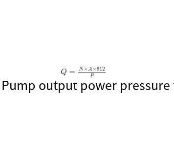 Online calculator of pump output power pressure flow (calculate pressure)