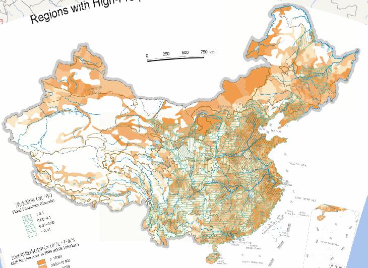 Online historical map of high-frequency flood disaster areas in China (1736-1911)