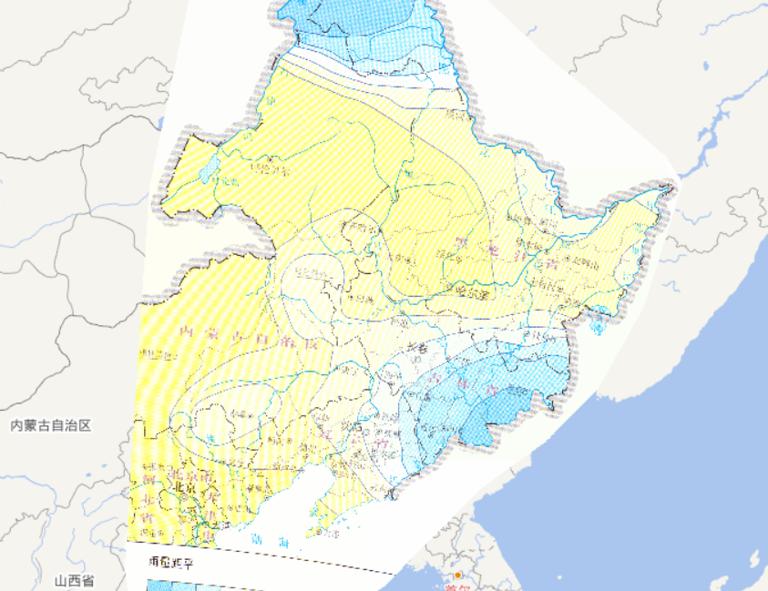 Online map of the difference between the late ten days' rainfall in July and the average level during the flood disaster period in Northeast China(2010)