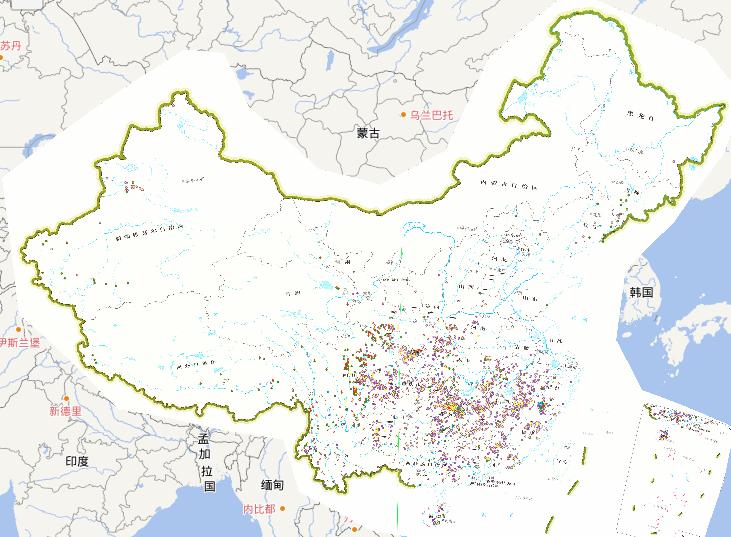 Online Map of Geological Disasters in China (2010)