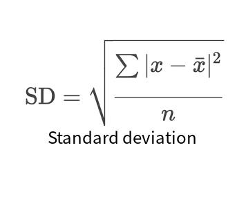 Standard deviation online calculator