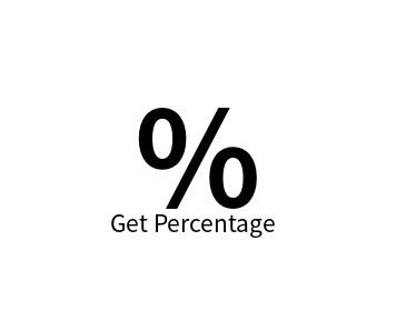 Percentage online calculator(The total number of inputs and the number of requirements, the ratio of hundreds of points)