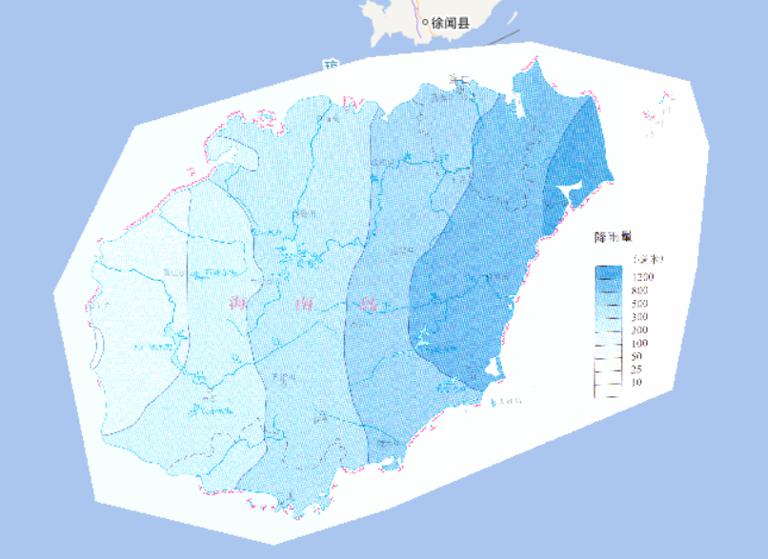 Online map of october's rainfall from Oct 3rd to Oct 8th,2010 during the flood disaster period in South China