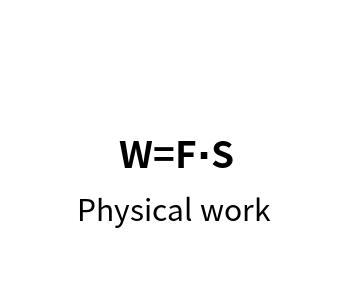 Physical work online calculator (force, distance)