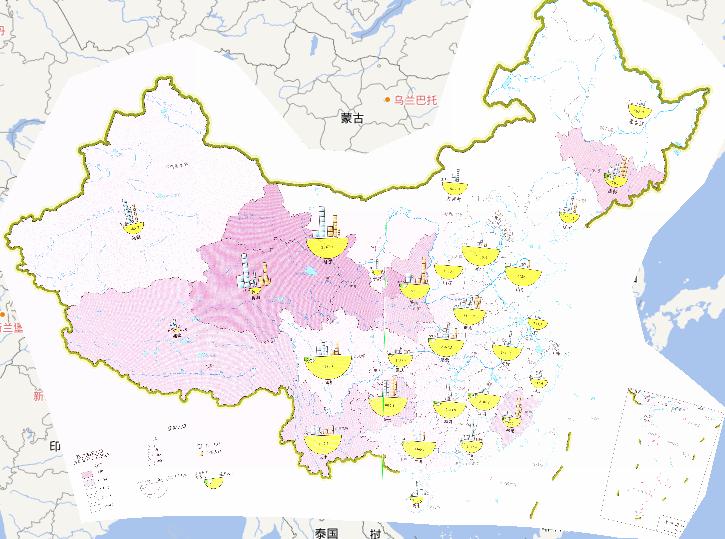 China Natural Disaster Victims Online Map(2010)