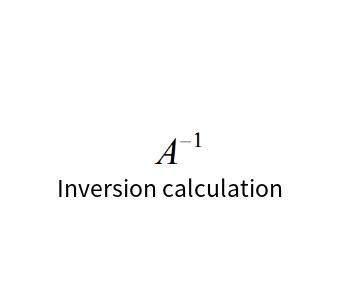 Online inversion calculation of arbitrary order matrix