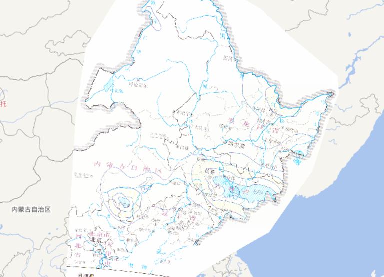 Online map of the maximum daily rainfall in July 27th during the late July's flood disaster period in Northeast China(2010)
