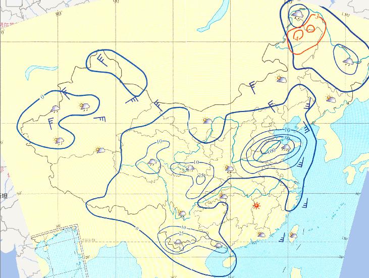 Online map of forest fires, forest fire risks and weather forecasts in Greater Khingan Range, China, on June 30, 2010