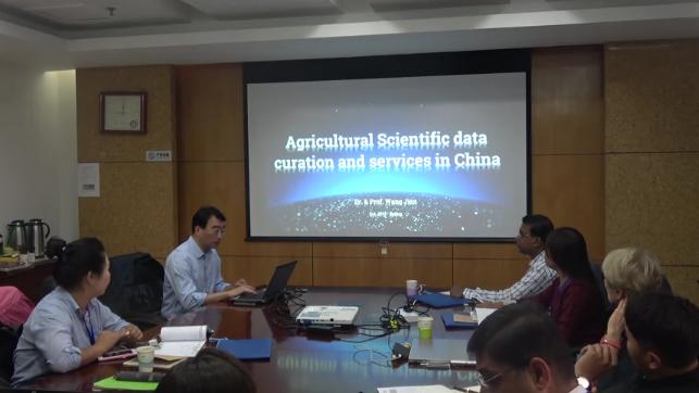 Agricultural Scientific data curation and services in China