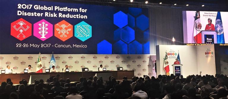 The 2017 Global Platform for Disaster Risk Reduction held in Cancun, Mexico(May 22-26, 2017)