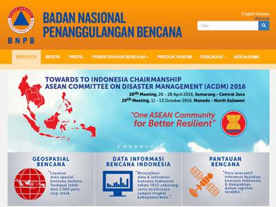 Indonesian National Board for Disaster Management，BNPB