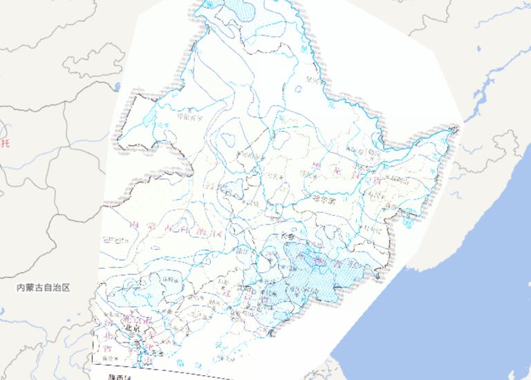 Online map of late  July's rainfall from July 24th, 2010 to July 30th during the flood disaster period in Northeast China