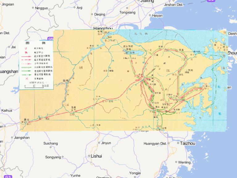 Online historical map of Qiu Fu uprising in Tang Dynasty (December 859 - July 860)