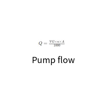 Pump flow online calculator