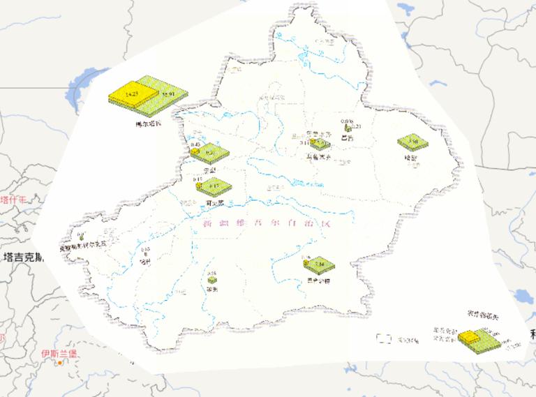 Crop losses in northern of Xinjiang(2010)
