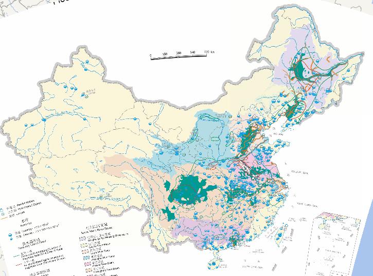 Online map of China 's seven major river flood control projects