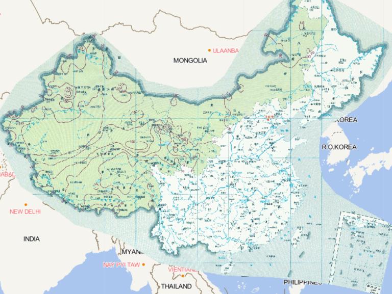 Online map of meteorological conditions for grasshopper occurrence in China