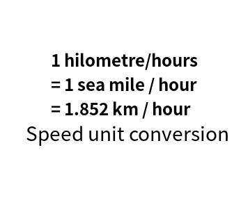 Speed unit conversion online calculator