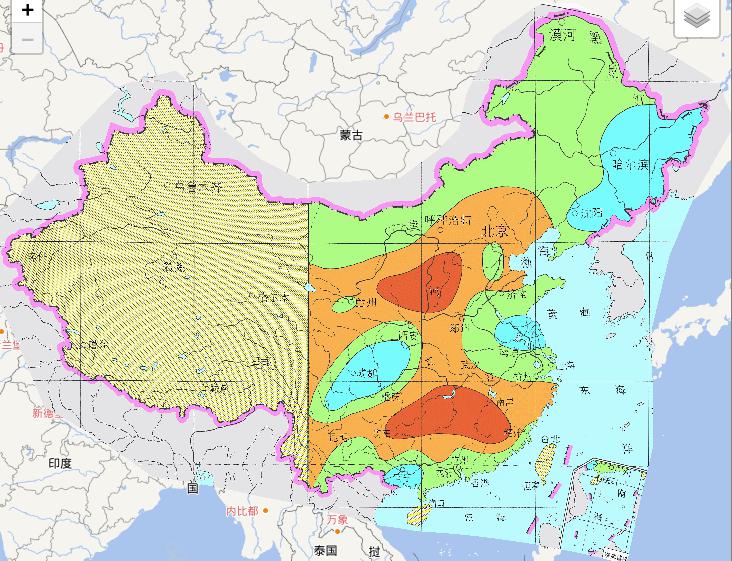 Online map of nearly 500 years of drought and flood disasters, less rain, less drought in China