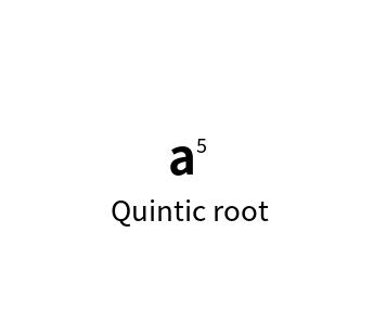 On-line calculating tool for quintic root