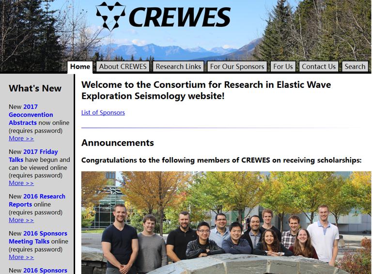 Consortium for Research in Elastic Wave Exploration Seismology (Canada)