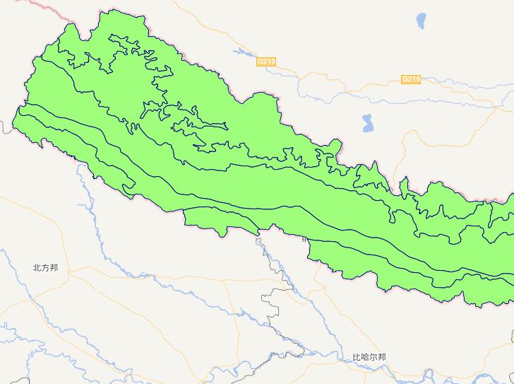 Online Map of Geology in Nepal