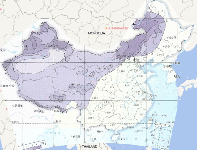 Online map of the maximum number of annual snow disasters in pastoral areas of China from 1961 to 2015