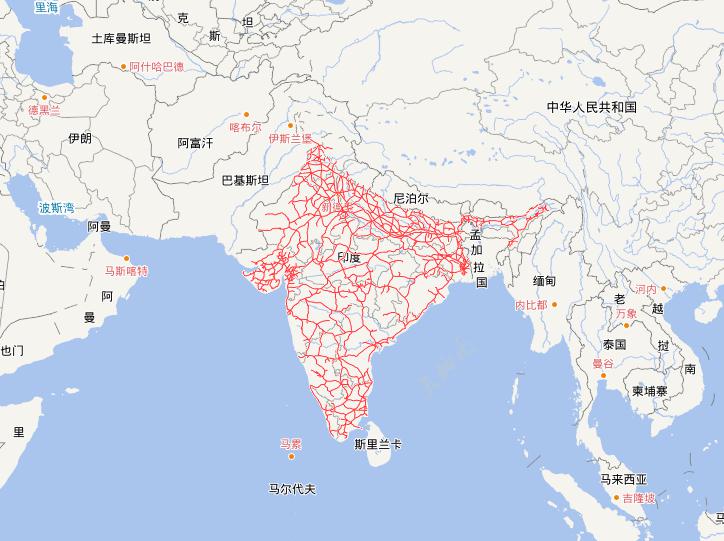 Online Map of Indian Railway