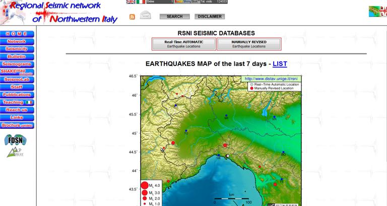Regional Seismic Network of Northwestern Italy