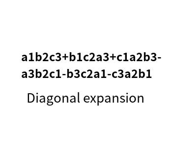 3x3 third-order matrix determinant calculator online calculation